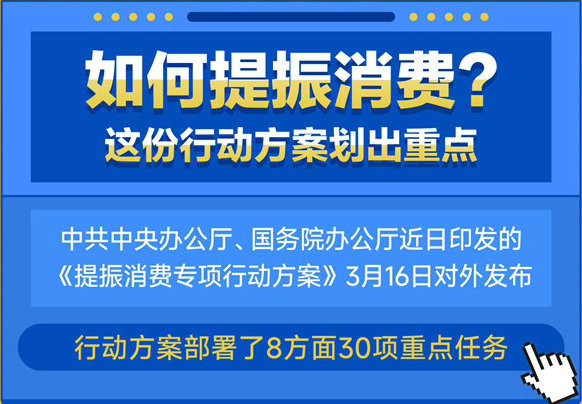 图表：如何提振消费？这份行动方案划出重点