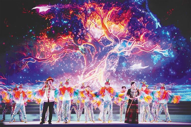 2025年海南七仙温泉嬉水节水上演艺活动点亮保亭夜景